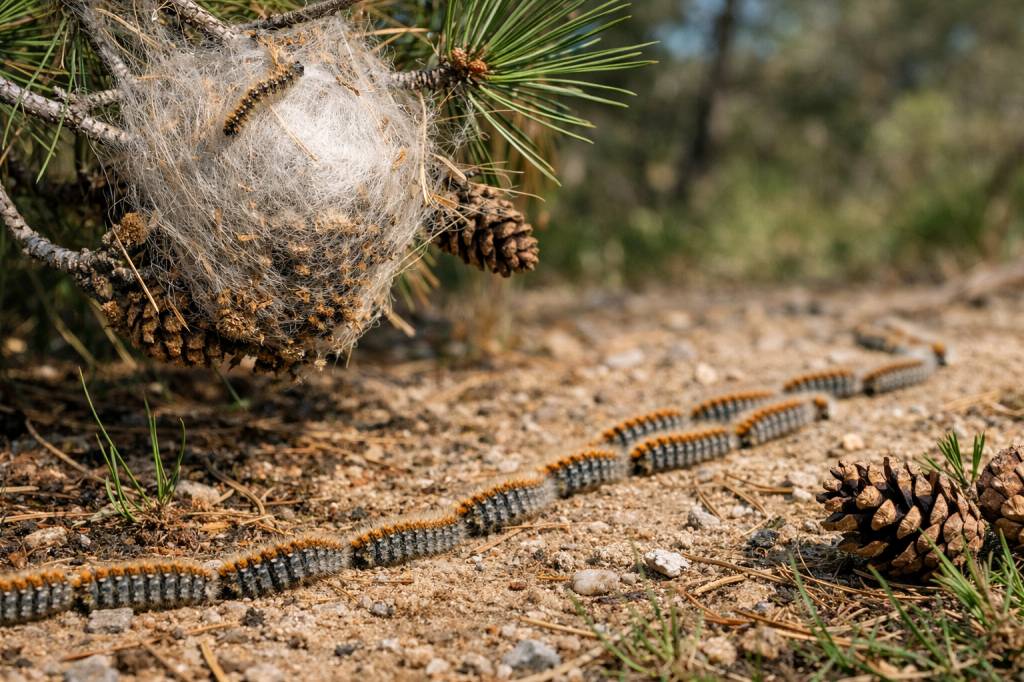 Destruction chenilles processionnaires pin : risques, réglementation et solutions pour votre jardin