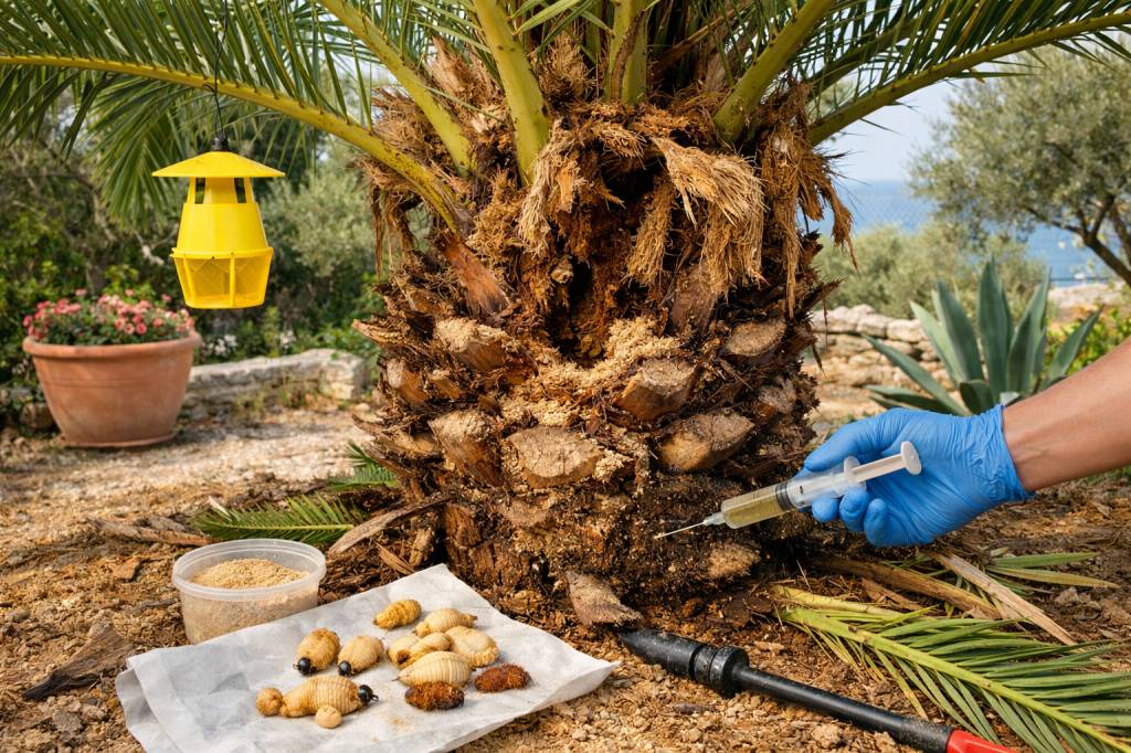 Comment soigner un palmier attaqué par le papillon ? solutions professionnelles et préventions pour votre jardin méditerranéen